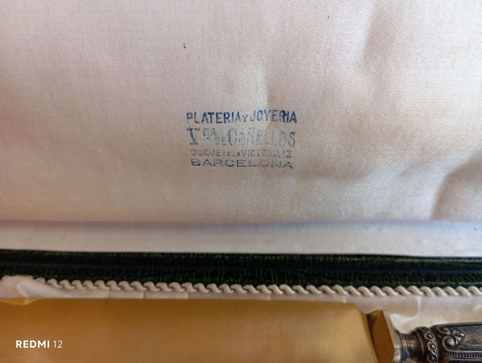 Conjunto de serviço de Peixe/Torta. Prata 800 - Ourivesaria Cañellas (Barcelona) – photo 7